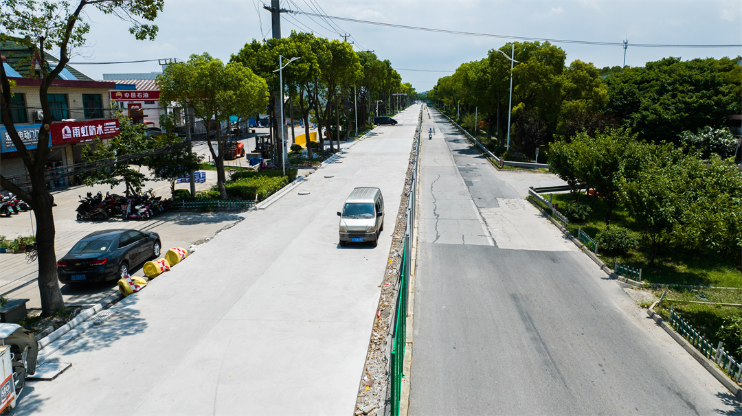 苏州相城北桥街道凤北公路(御窑路至广济北路)改造路段顺利通车!