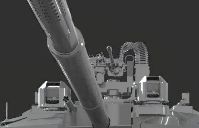 图片：“艾布拉姆斯X”的无人炮塔。