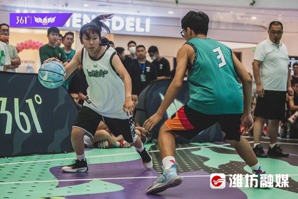 梁一凡在3&times;3比赛中。（资料图）