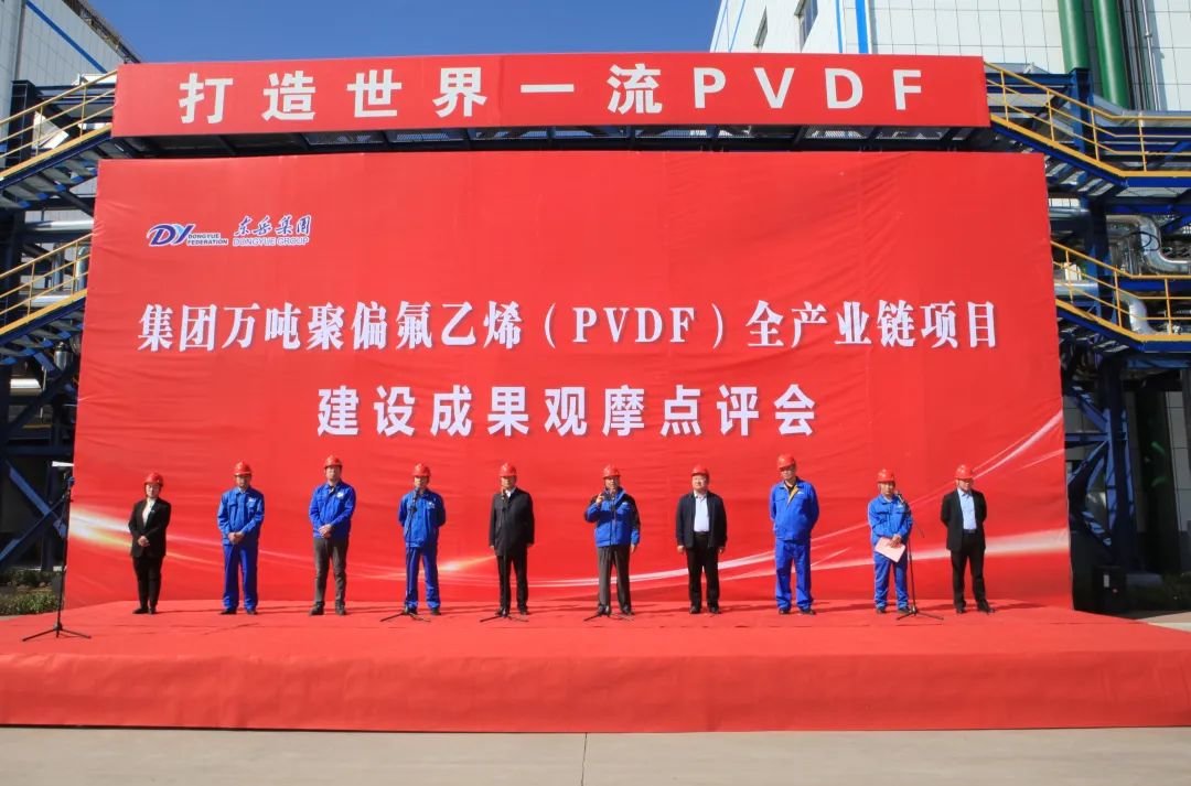 献礼二十大！东岳万吨聚偏氟乙烯（PVDF）全产业链项目投产
