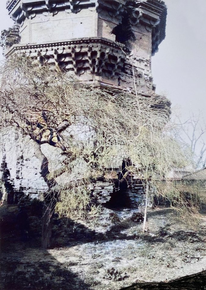 天水这座百年寺庙，曾被清末一位芬兰人拍下原貌