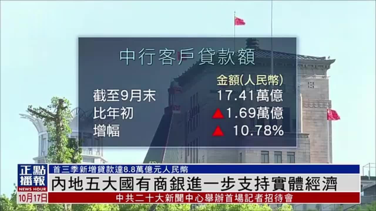 内地五大国有商业银行进一步支持实体经济