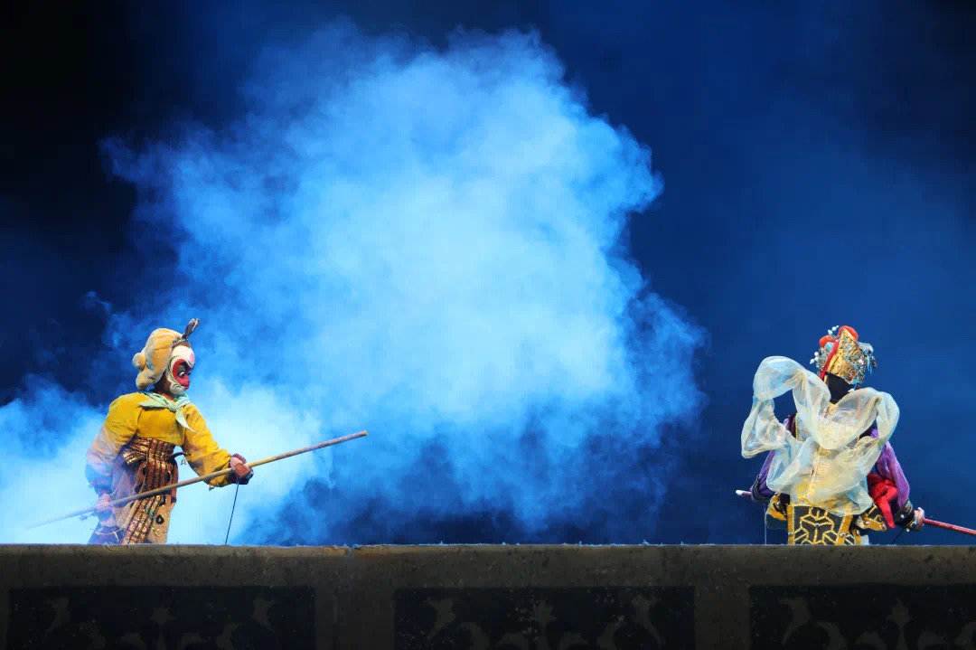 《大闹天宫》采用纯木偶的表演形式。 中国木偶剧院供图