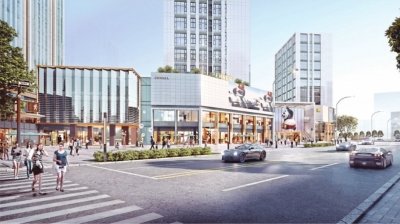 商业街效果图。