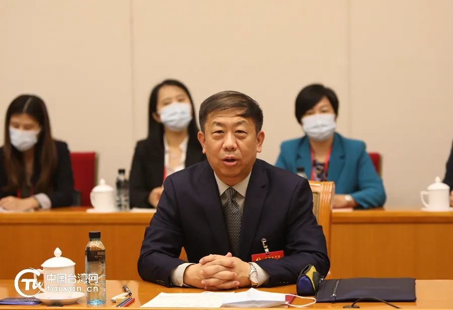 二十大台湾省籍党员代表王慧。（中国台湾网 发）