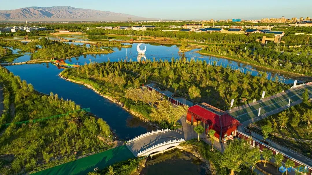 水云乡生态公园俯瞰图