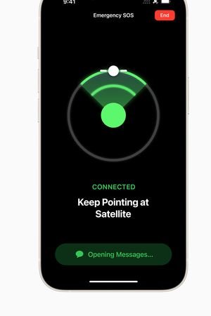 iPhone 14支持卫星连接