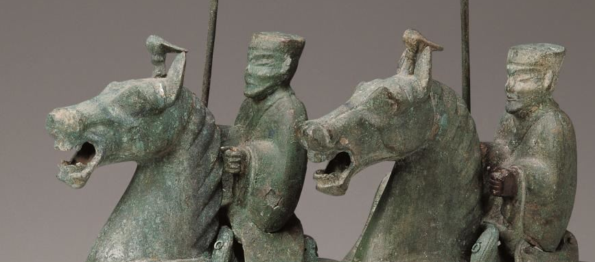 汉 执矛铜骑士 甘肃省博物馆藏