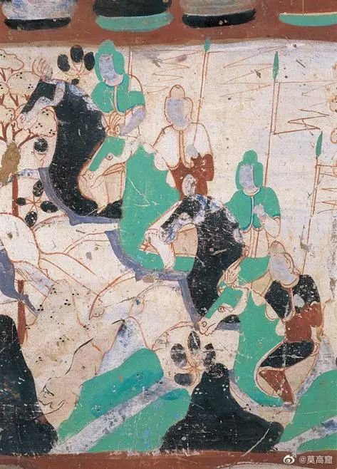 北周 铠马 莫高窟第296窟