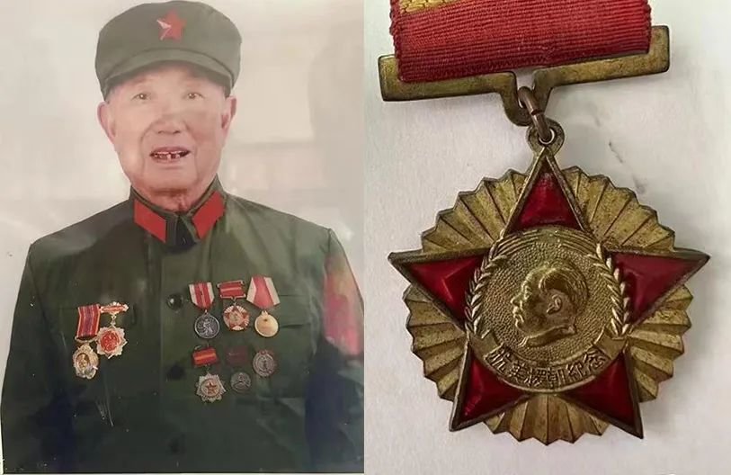 ▲武世奇在抗美援朝战役中获得的奖章
