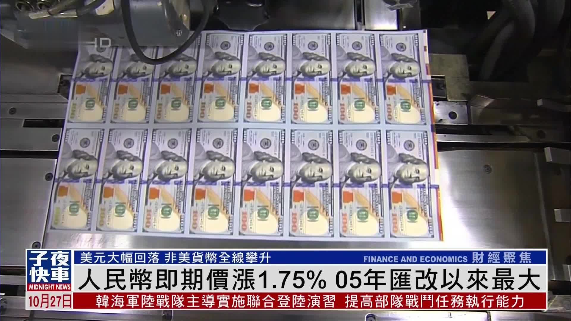 人民币即期价涨1.75% 05年汇改以来最大_凤凰网视频_凤凰网