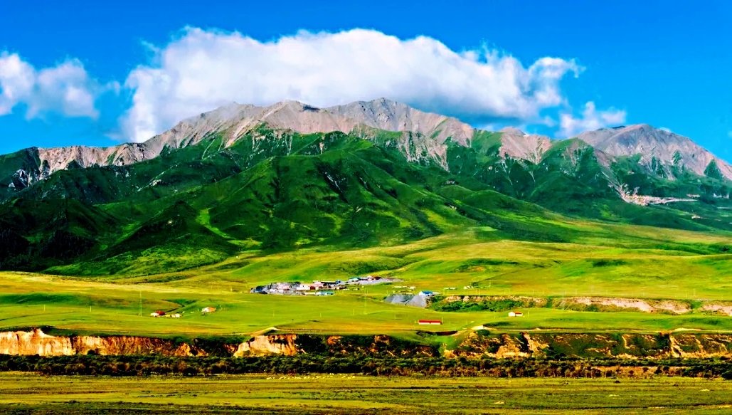 ▲大靖镇位于河西走廊的东端