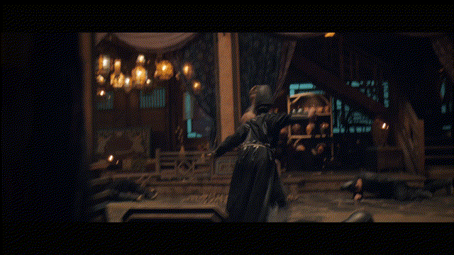 杨旭文在剧中的“三刀流”武打戏份。