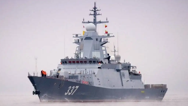 与北约针锋相对 俄最新战舰紧急奔赴地中海