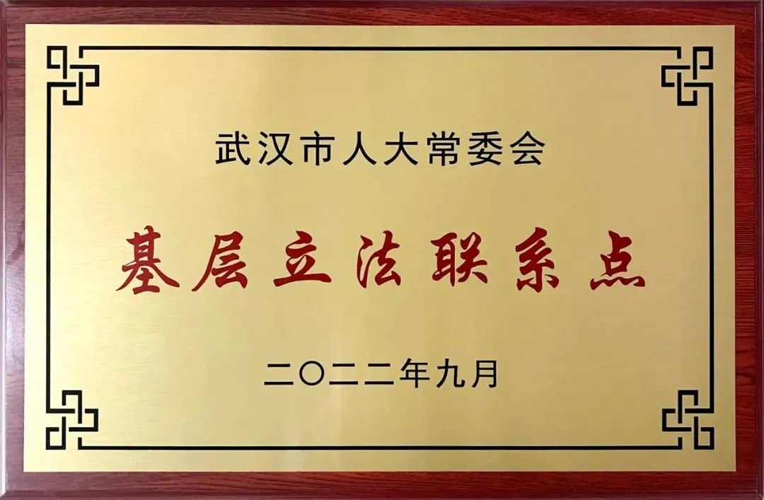 汉口北人大代表联络站被授予市人大常委会基层立法联系点凤凰网湖北