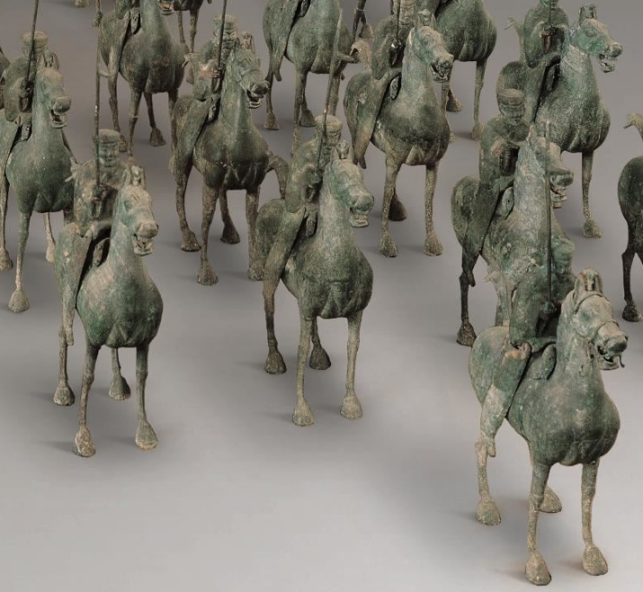 汉 铜车马仪仗俑队 甘肃省博物馆藏
