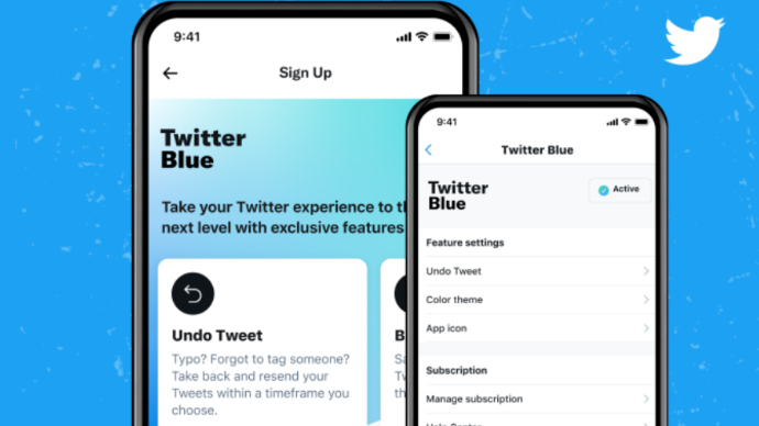 图注:推特订阅服务Twitter Blue将涨价
