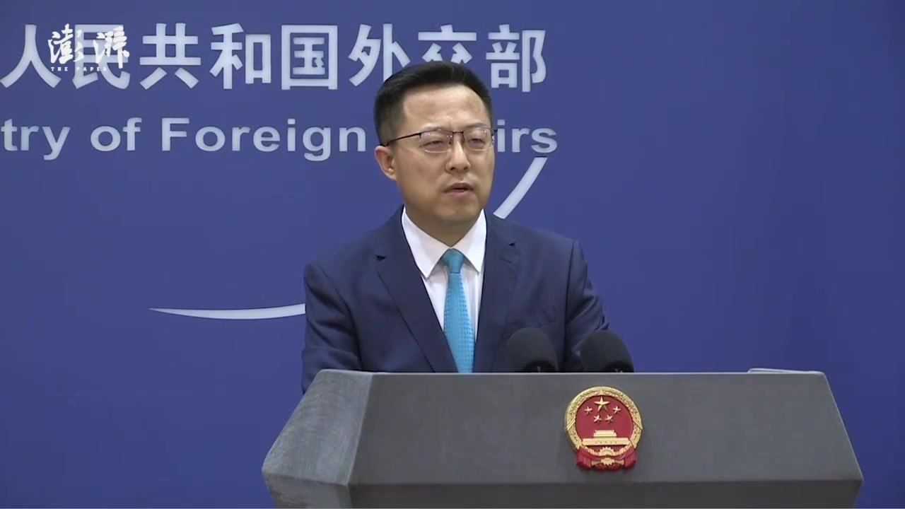 外交部：美国政客借新冠溯源抹黑中国，只会破坏国际抗疫合作