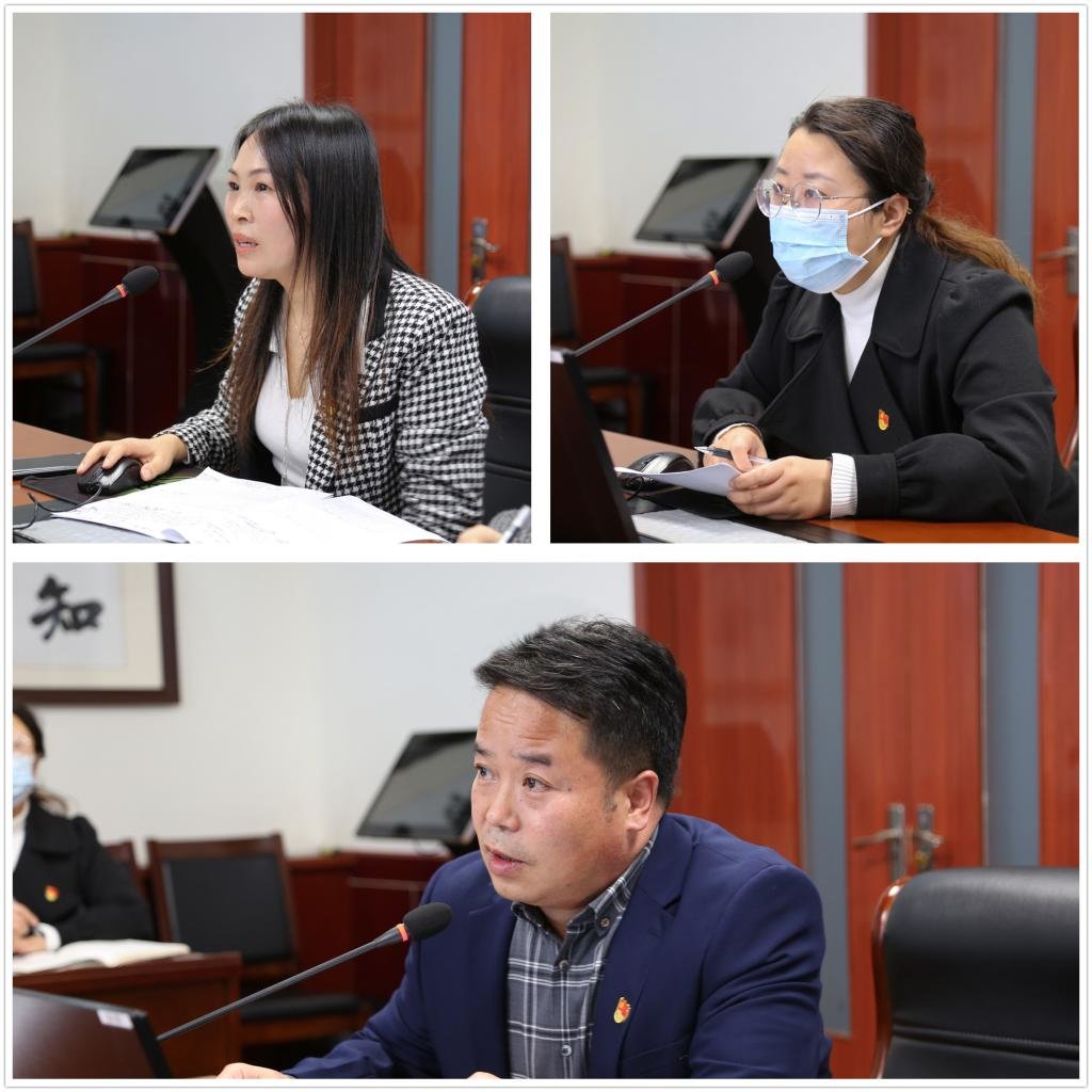 党建“双创”培育建设单位负责人汇报创建情况