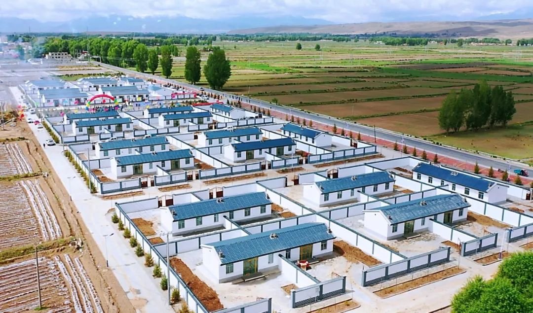 ▲霍城镇生态及地质灾害险搬迁集中安置点