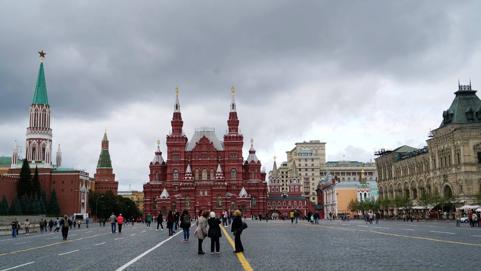 俄罗斯的标志建筑红场，俄罗斯人民的精神家园