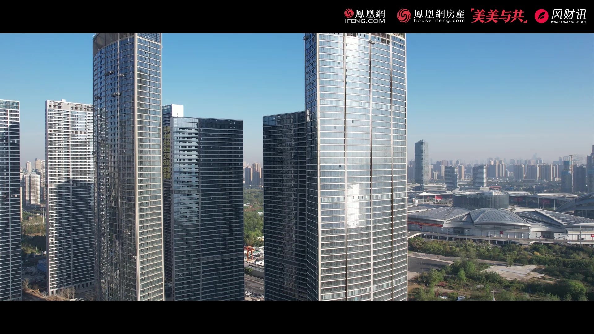 绿城金地凤起听澜项目工地航拍 汉阳滨江大户型房源在售中_凤凰网视频_凤凰网