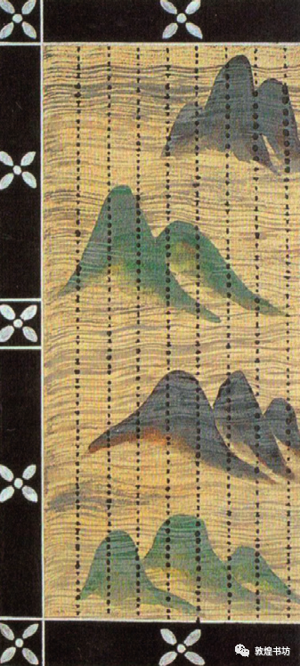 莫高窟第205窟盛唐彩塑佛弟子袈裟上的山云纹