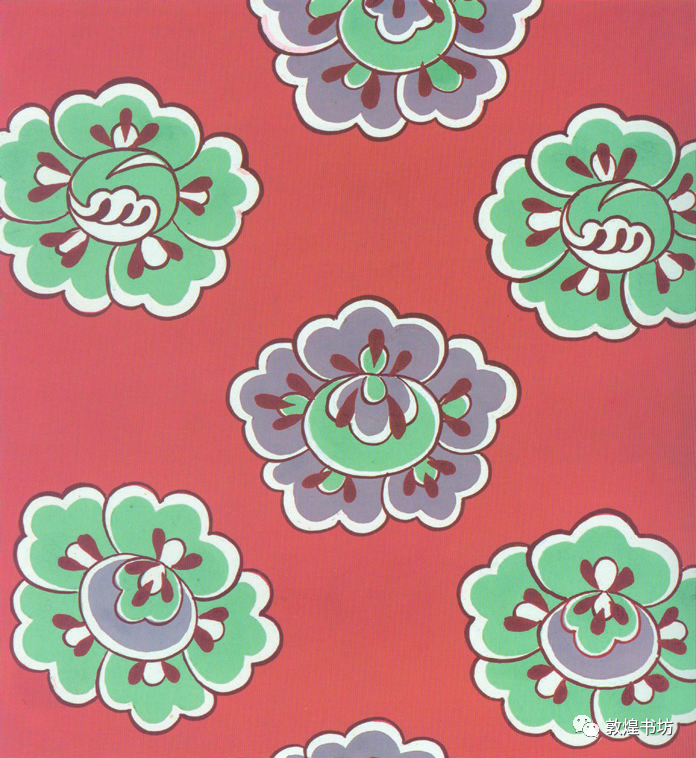 莫高窟第205窟天王彩塑披风图案