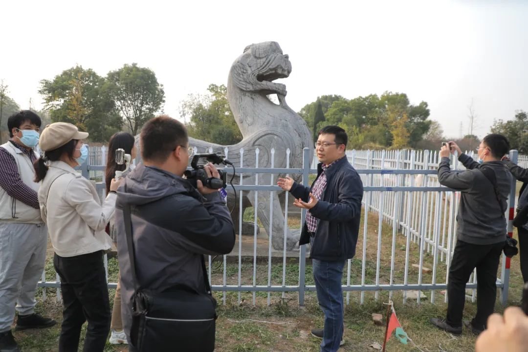 目前,丹阳正在谋划打造"南朝十二陵"石刻遗址公园,在保护好文物的同时