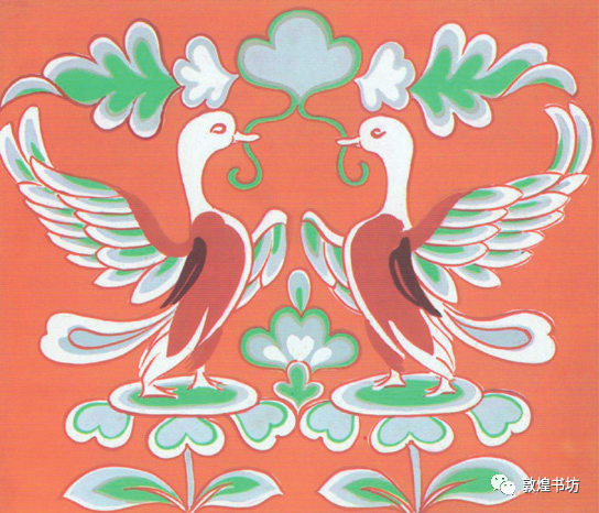 莫高窟第98窟女供养人裙腰上的纹样