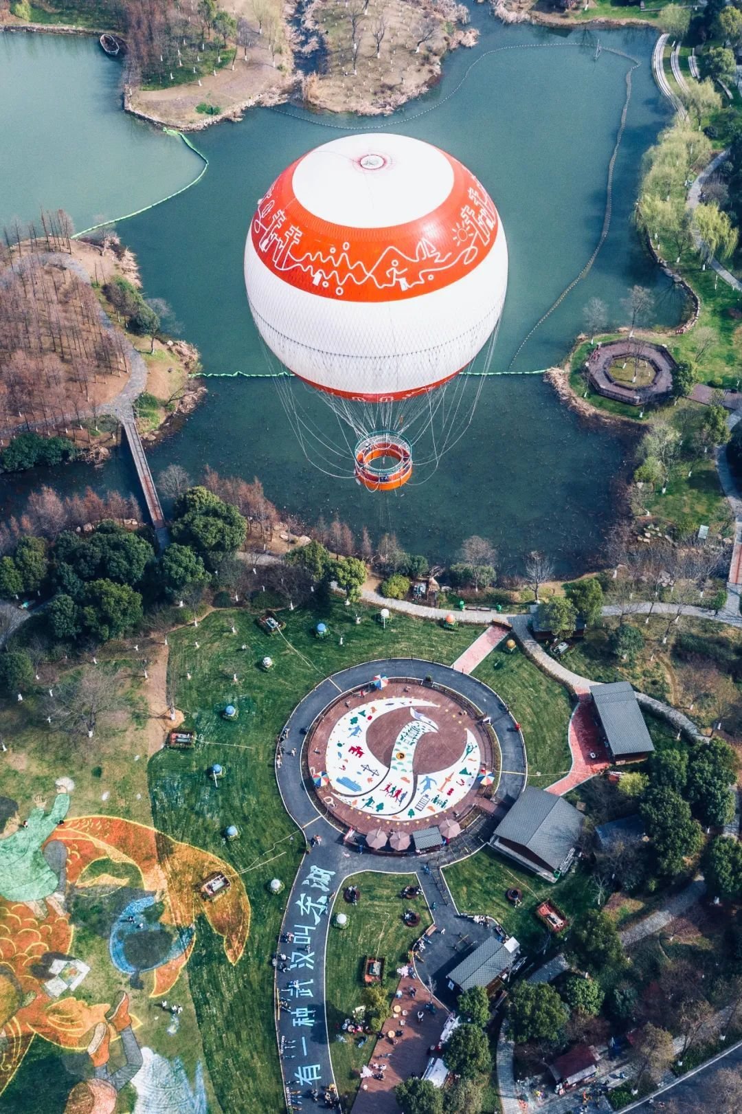 坐上东湖氦气球，换个视角看东湖。城市摄影队 方瑞 摄