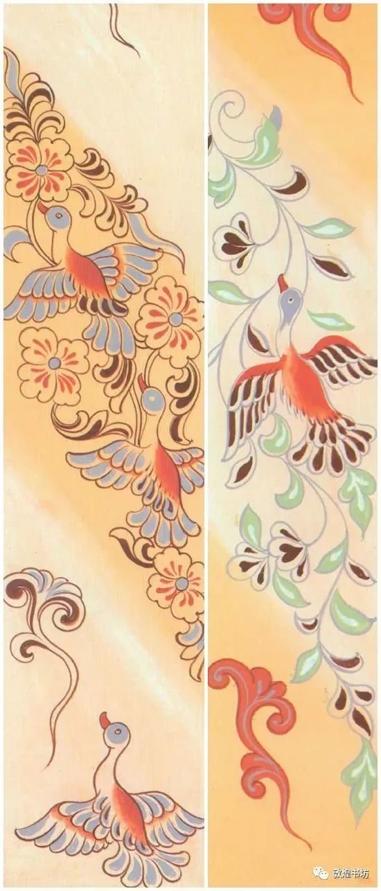 莫高窟第98窟女供养人披帛上的图案