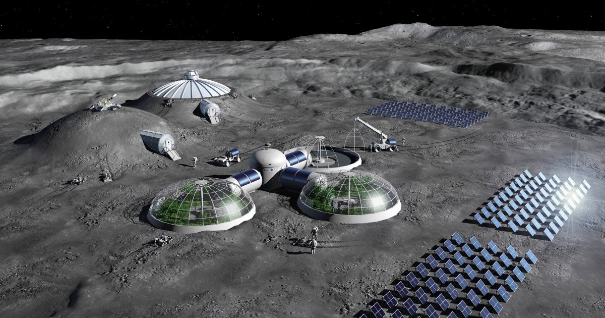 NASA的月面基地构想，目前没有公布细节，只有想象图