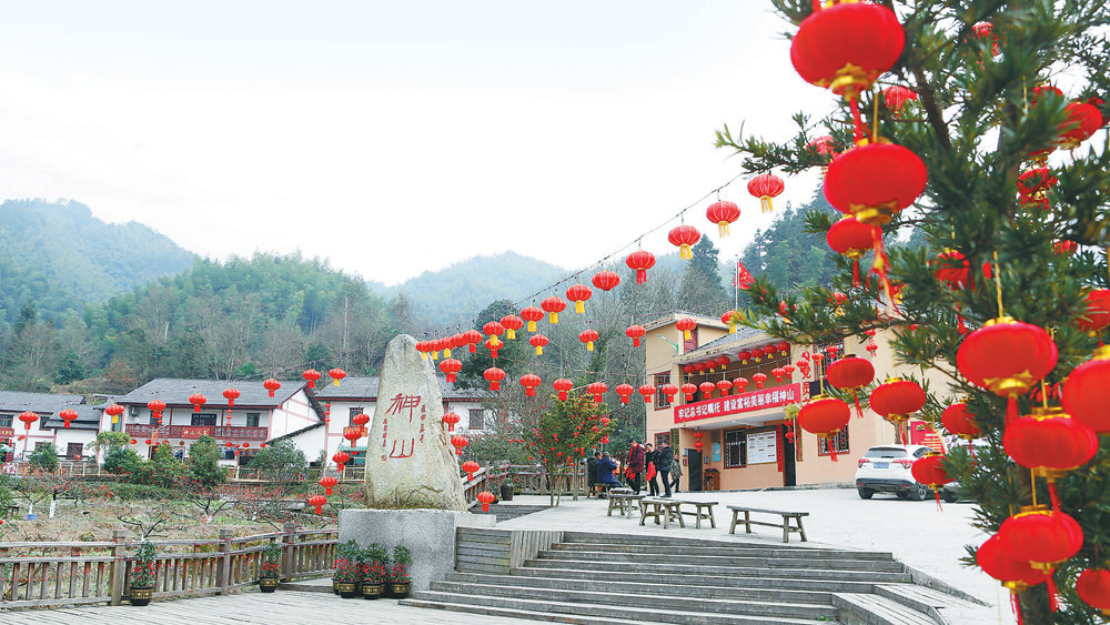 美丽幸福的井冈山市茅坪乡神山村