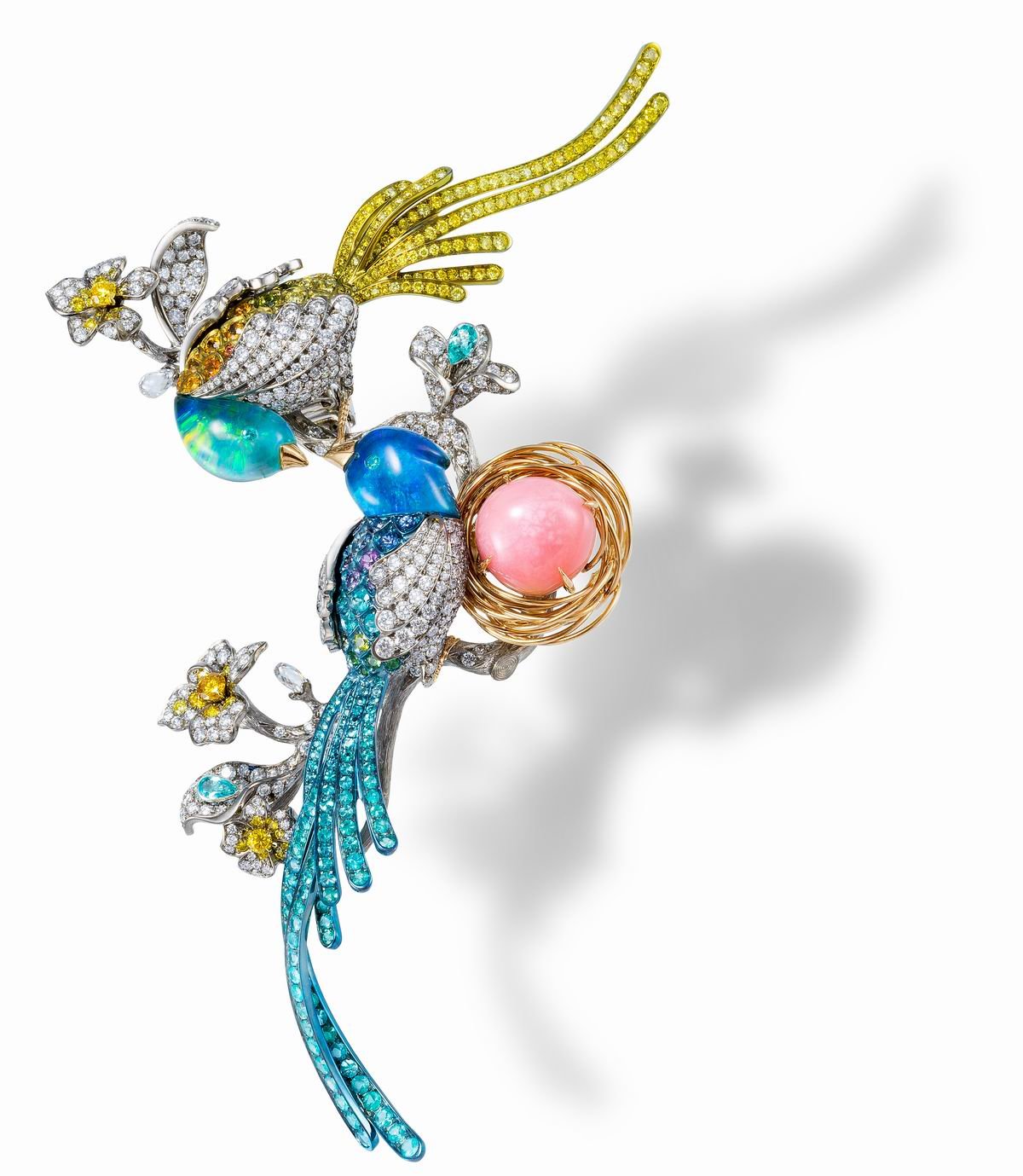 ANNA HU 蓝鹊情深胸针