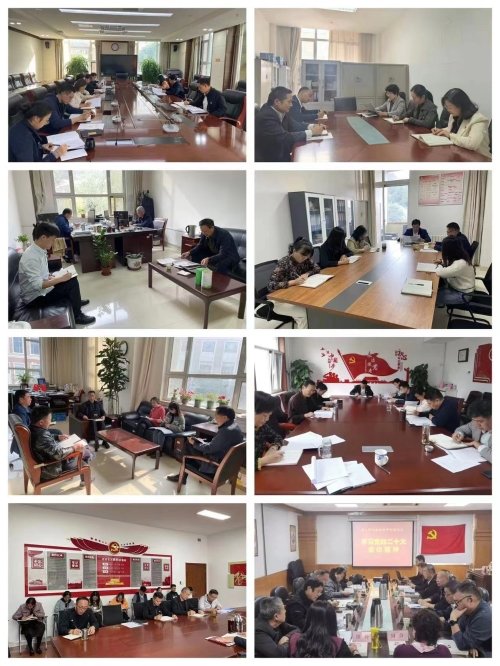 山东省人防办组织各党支部认真学习宣传贯彻党的二十大精神