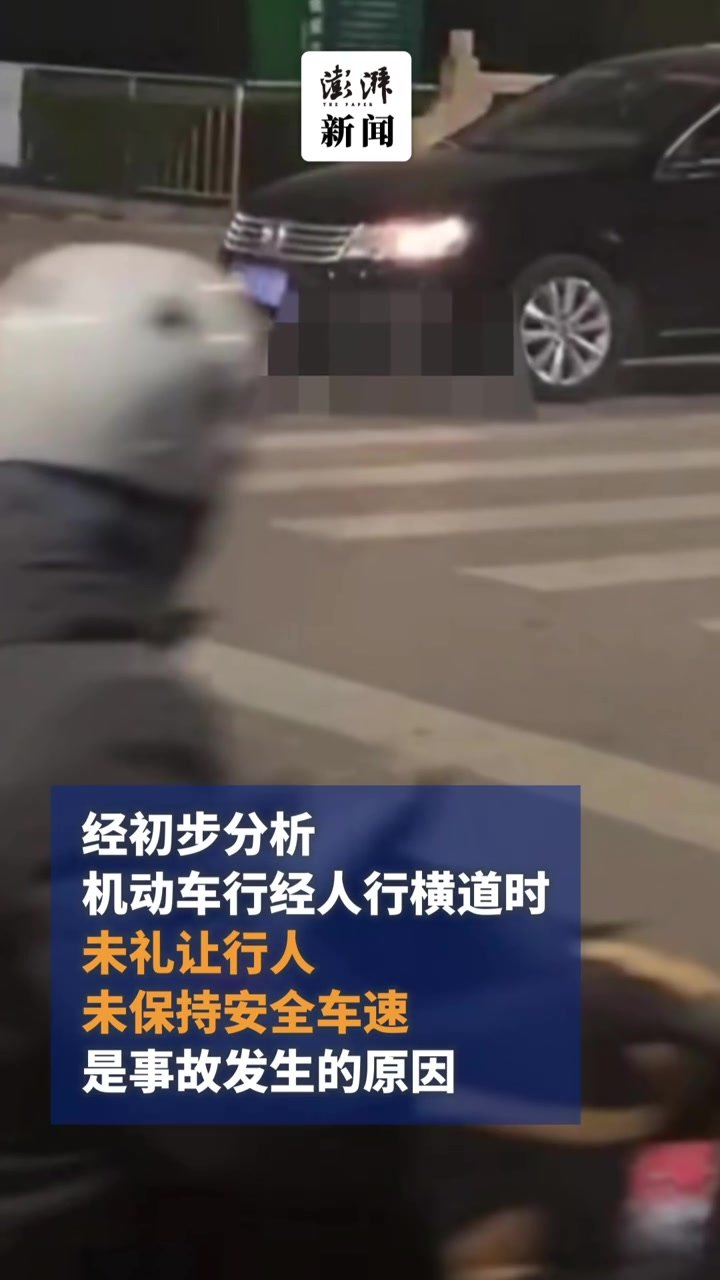 德州交警：行人在人行横道被撞后，遭另一车碾压当场死亡