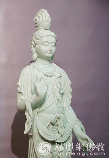 陶瓷艺品（图片来源：凤凰网佛教 摄影：王子轩）