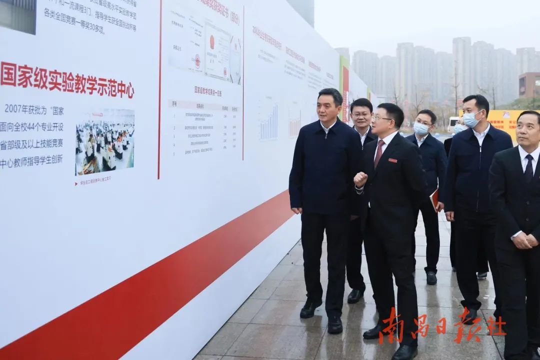 李红军率队走访驻昌高校 万广明参加