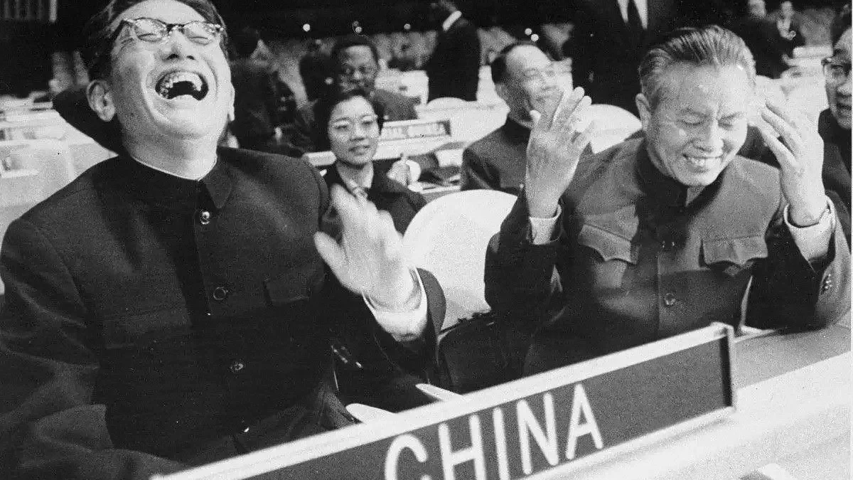 珍贵影像！1971年中国恢复在联合国的合法席位