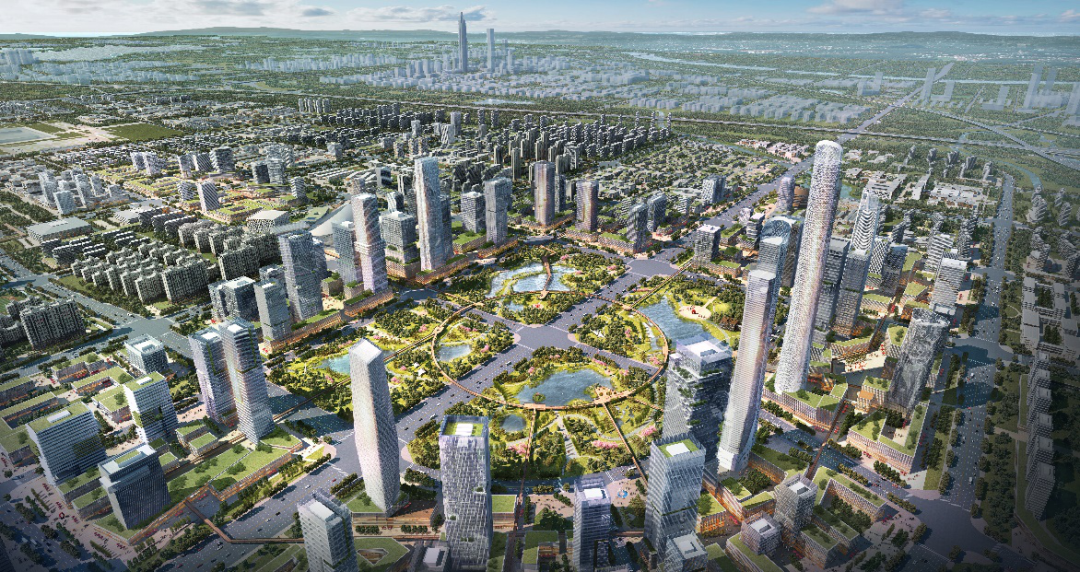 西咸新区沣东新城详细城市设计案例(陕西省城乡规划设计研究院设计)