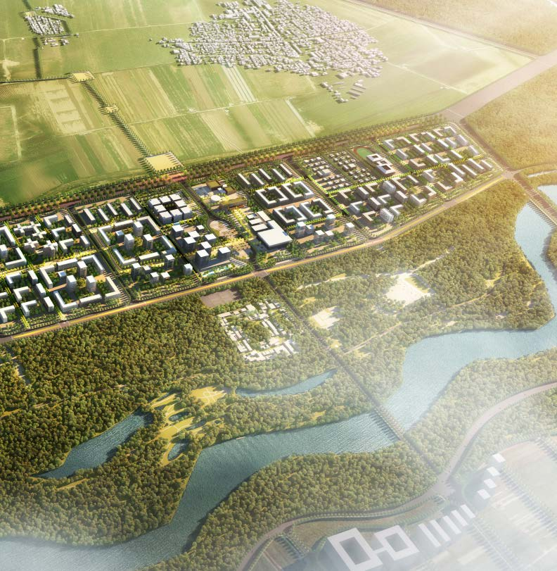 西安沣东华侨城城市设计案例(MLA+B.V.设计)