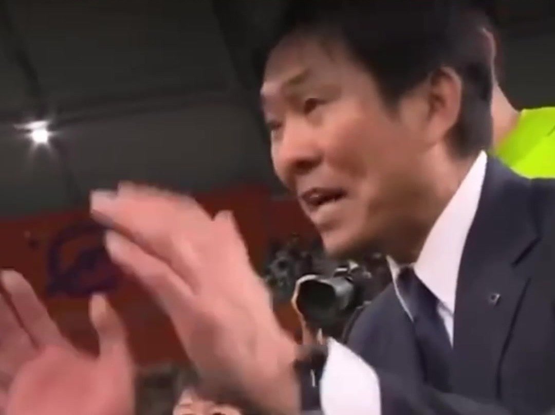 继续赢下去！森保一赛后激情演讲