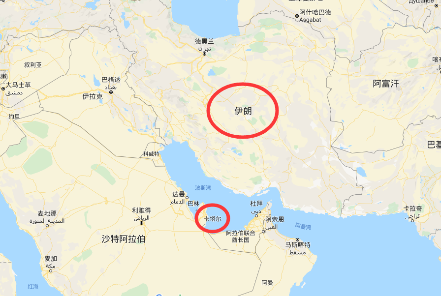 卡塔爾若與伊朗交惡，對自身不利 圖：示意圖