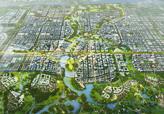 雄安新区核心区城市设计案例(中国城市规划设计研究院设计)