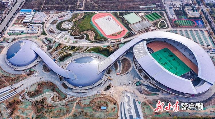 即将建成的平凉市体育运动公园