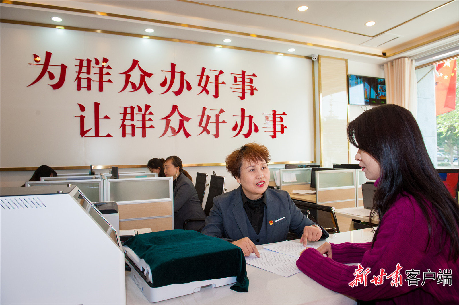 肃州区西南街街道广厦社区党群服务中心 谢沛宏 摄