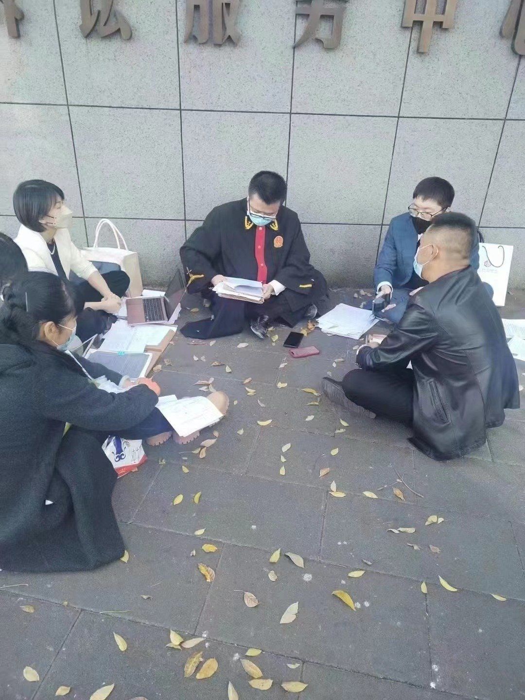 庭审现场 受访者供图