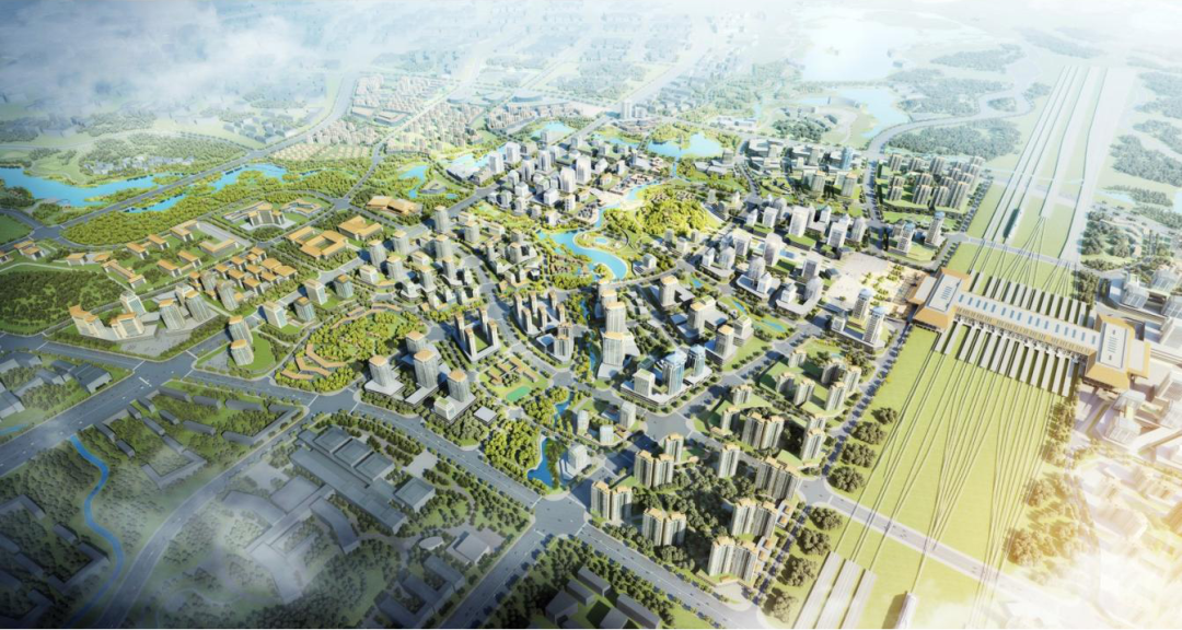 贵安新区中心区中央活力区及高铁综合交通枢纽区城市设计案例(蕾奥规划设计)