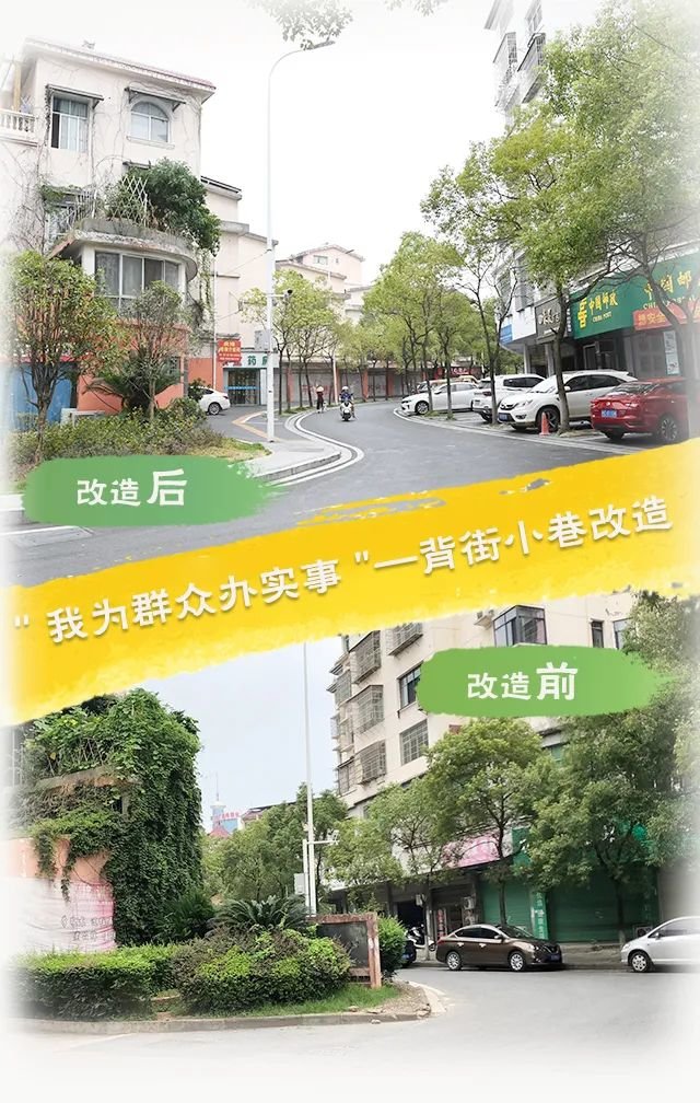 宜阳新区明月安居片区科鹏路改造前后对比